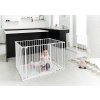 Detská ohrádka Babydan Square Playpen Biela + matrac