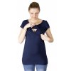 Dojčiace a tehotenské tričko Rialto Denisa, tmavomodrá 0466
