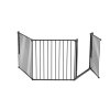 Priestorová zábrana Flex L Čierna 90 - 225 cm