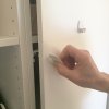 8574 BabyDan Magnet Cabinet Lock in use