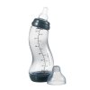 Dojčenská S-fľaška Difrax, Antikolik, modrošedá, 250ml