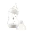Dojčenská S-fľaška Difrax, široká, Antikolik, biela, 200 ml