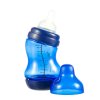Dojčenská S-fľaška Difrax, široká, Antikolik, tmavo modrá, 200 ml
