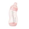 Dojčenská S-fľaška Difrax, široká, Antikoliková, ružová - 310 ml