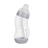 Dojčenská S-fľaška Difrax, široká, Antikoliková, strieborná - 310 ml