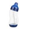 Dojčenská S-fľaška Difrax, široká, Antikoliková, tmavo modrá - 310 ml