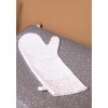 Sprchové žinky XL Bébé-Jou Fabulous Hearts krémové so srdiečkami