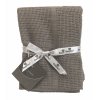 Dětská háčkovaná bavlněná deka Babydan Grey, 75x100cm sivá