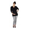 Těhotenské tričko Rialto Rivera černá 0156 (Dámská velikost 36)