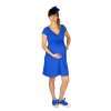 Tehotenské a dojčiace šaty Rialto Larochette modré 0442