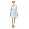 Tehotenské spoločenské šaty Rialto Lacroix-UP modré 0025