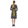 Tehotenské šaty Rialto Lariva modrozelené listie 0523