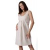 Tehotenské šaty Rialto Legis béžové slzičky 0409