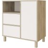 komoda do detskej izby Wing Grey Oak White