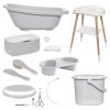 4Digitálna kúpacia sada Bébé-jou Sense Plus 8 dielna Light Grey sivá