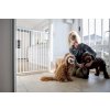 DogSpace Charlie extra vysoká predlžovacia brána 62-107cm, skrutkovací, kov čierna 62.5 106 charlie, pre psov