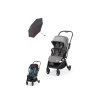 Svetlosivý športový kočík Recaro Lexa Elite Silent Grey s otočnou sedačkou do 22kg,  balíček príslušenstva v hodnote 99 € úplne zadarmo