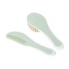 Hrebeň a kefa Bébé-Jou Ocean Green zelenkavá