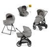 Kočík Inglesina Aptica Darwin Recline 4v1 2025 Platinum Grey s 5 okienkami
