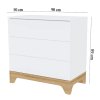 Lumina White komod rozmery 600x608