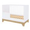 Postieľka Lumina White 120x60 so zabranou