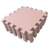 Hracia podložka puzzle Light Pink 90x90 cm, rozbalené