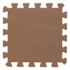 Baby Dan hracia podložka puzzle Brown 90x90 cm
