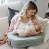 Inglesina dojčiaci vankúš Elysia Balance Green, vytvorený v spolupráci s Baby Wellness Foundation a nemocnicou v Padove, ergonomický viaczónový s nemeckou ertifikáciou IGR, pre dojčenie z prsníka aj z láve