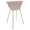 Kúpacia sada Luma - vanička Blush Pink so stojanom