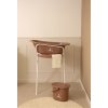 5609 3 kovovy stojan click na vanicku bebe jou 103 cm mocha mousse dear goose
