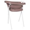 Termovanička Click Mocha Mousse a kovový stojan Click na vaničku Bébé-Jou 98 cm Mocha Mousse, hnedá
