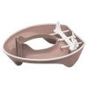 Tréningové sedátko na Toalete Bébé-Jou Dear Goose, hnedé, mocha mousse