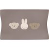 Komfortná antialergická prebaľovacia podložka Bebe-Jou Miffy v hnedej farbe cappuccino