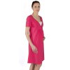 Tehotenská nočná košeľa na dojčenie Rialto Gloyl tmavo ružová 0269