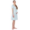 Tehotenská nočná košeľa na dojčenie Rialto Gloyl Svetlo Modra 0252