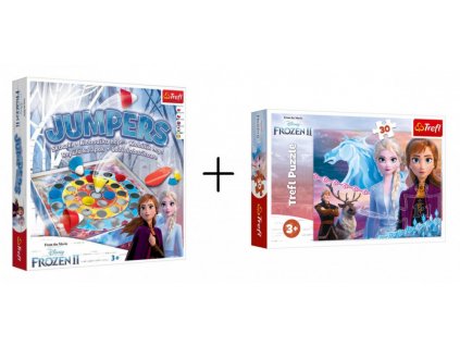 Jumpers - Frozen II Repülő kalapok társasjáték Trefl AJÁNDÉK 30 db-os puzzleval