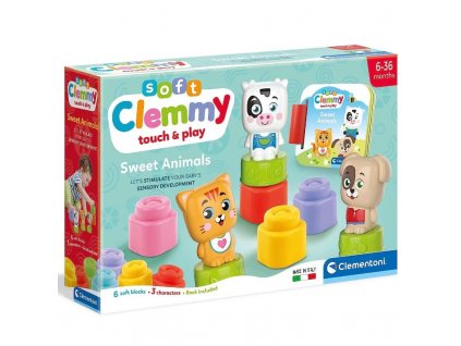 Clemmy puha építőelemek - édes állatok - Soft Clemmmy