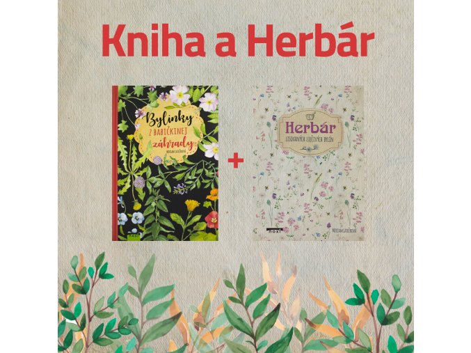 Kniha a herbár babičkine bylinky