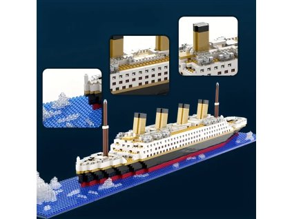 Stavebnice modelu lodi Titanic 1800 dílů