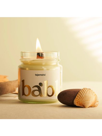 225 ml svíčka ze sojového vosku tajemství babl.cz