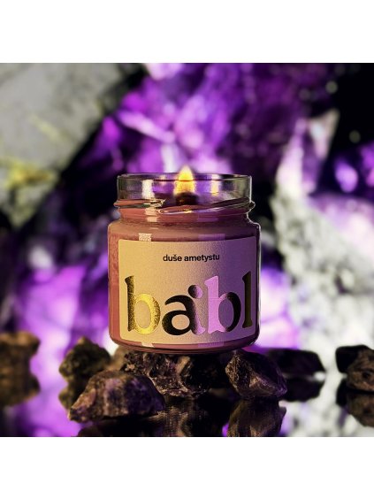 duše ametystu svíčka mořská sůl frézie sojový vosk babl 225 ml kopie