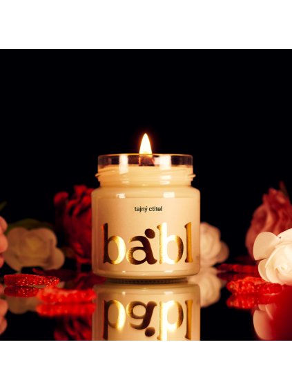 225 ml svíčka ze sojového vosku tajný ctitel tonka fazole oud pižmo babl.cz
