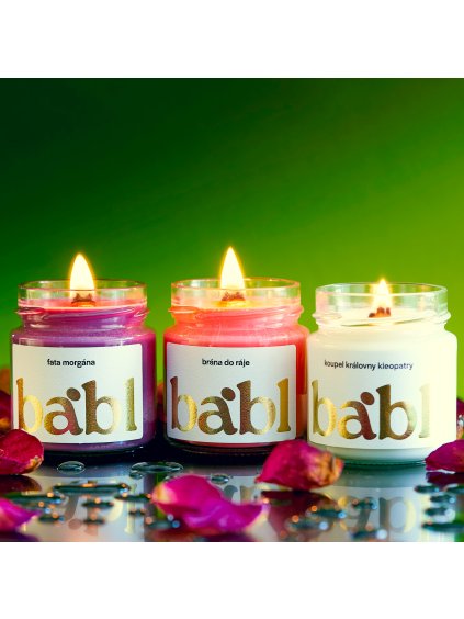 kolekce jaro zlatá dcery atlantidy babl svíčka ze sojoveho vosku