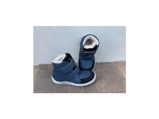 Baby bare shoes Navy