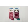 Dětské ponožky - proužky 2 páry