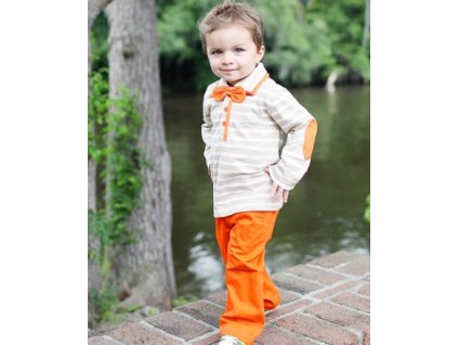 Ruggedbutts - Orange Chinos nohavice