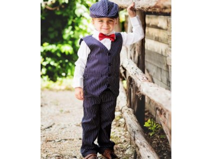 RuggedButts - Navy Pinstripe nohavice