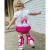 RuffleButts - Fuchsia Woven Bloomer gaťky