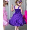 RuffleButts - Purple Princess Petti Dress šaty