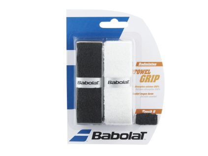 670032 TOWEL GRIP x 2 BLACK WHITE(1)